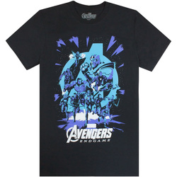 textil Hombre Camisetas manga larga Avengers NS5378 Negro