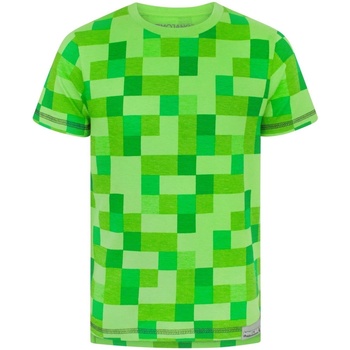 textil Niño Camisetas manga larga Minecraft NS5417 Verde