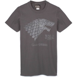 textil Hombre Camisetas manga larga Game Of Thrones Winter Is Coming Gris