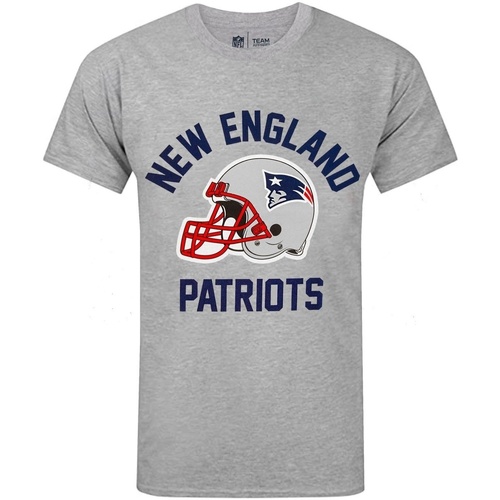 textil Hombre Camisetas manga larga Nfl New England Patriots Gris