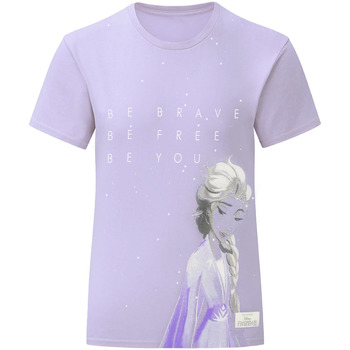 textil Niña Camisetas manga corta Frozen 2  Violeta