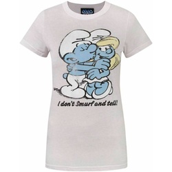 textil Mujer Camisetas manga larga Junk Food Smurf And Tell Rojo