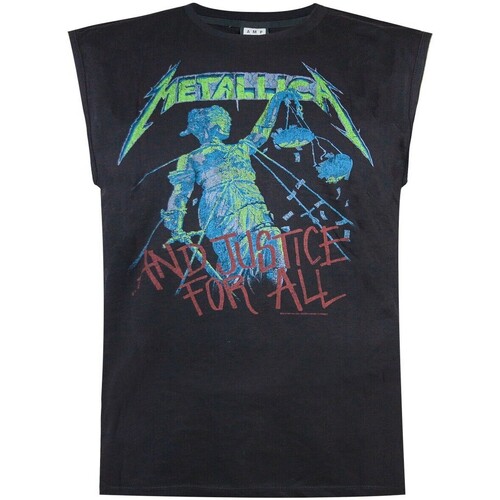 textil Hombre Camisetas sin mangas Amplified Justice For All Negro