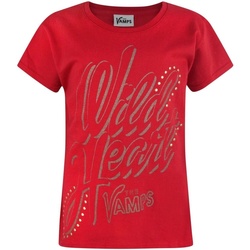 textil Niña Camisetas manga larga The Vamps Wild Heart Rojo