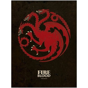 Casa Afiches / posters Game Of Thrones NS5975 Negro