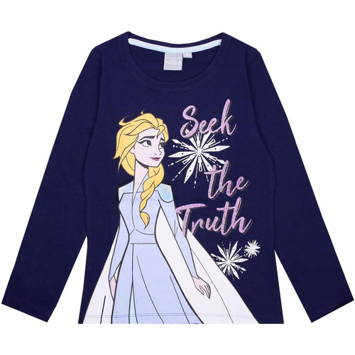 textil Niña Camisetas manga larga Disney Seek The Truth Azul