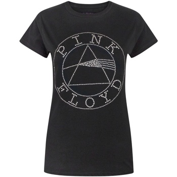 textil Mujer Camisetas manga larga Pink Floyd  Negro