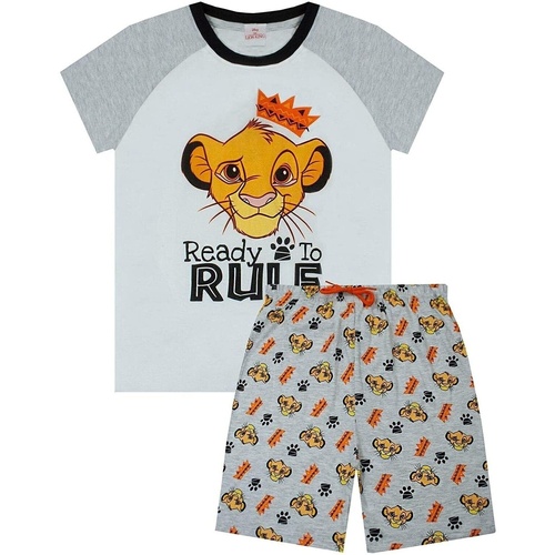 textil Niño Pijama The Lion King Ready To Rule Gris