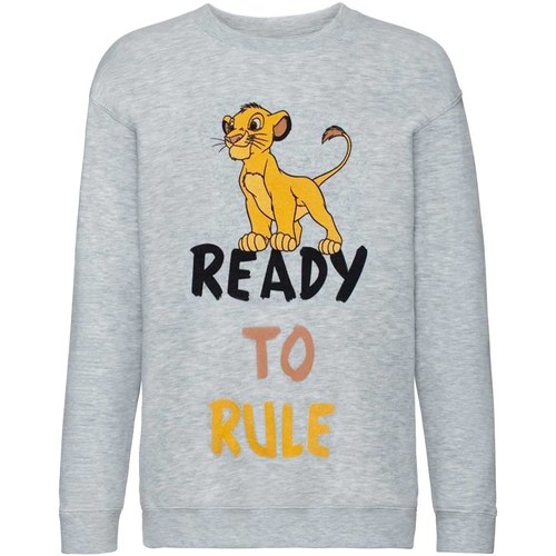 textil Niño Sudaderas The Lion King Ready To Rule Gris