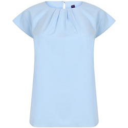 textil Mujer Camisetas manga corta Henbury HB597 Azul