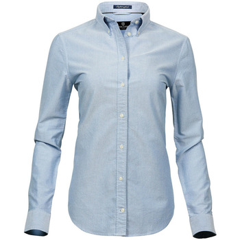 textil Mujer Camisas Tee Jays TJ4001 Azul