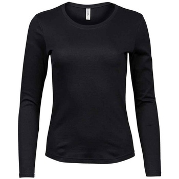 textil Mujer Camisetas manga larga Tee Jays T590 Negro