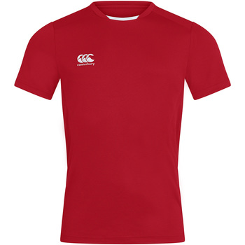 textil Hombre Camisetas manga corta Canterbury CN260 Rojo