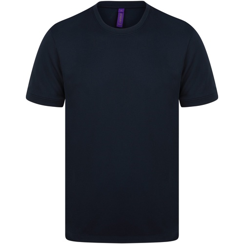 textil Hombre Tops y Camisetas Henbury HiCool Performance Azul