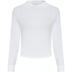 textil Mujer Camisetas manga larga Awdis JC116 Blanco