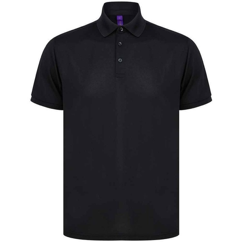 textil Hombre Tops y Camisetas Henbury Piqu Negro
