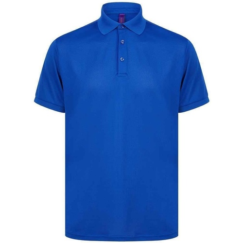 textil Hombre Tops y Camisetas Henbury Piqu Azul