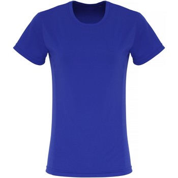 textil Mujer Camisetas manga larga Tridri TR024 Azul