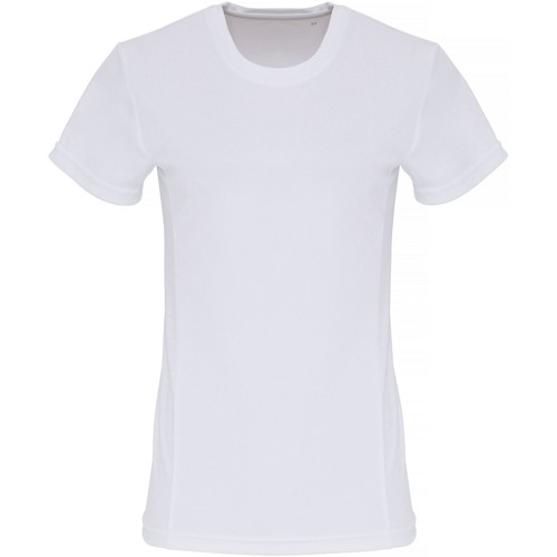 textil Mujer Camisetas manga larga Tridri TR024 Blanco