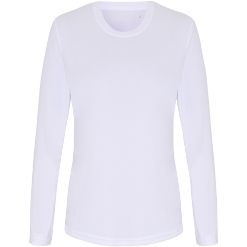 textil Mujer Camisetas manga larga Tridri TR060 Blanco