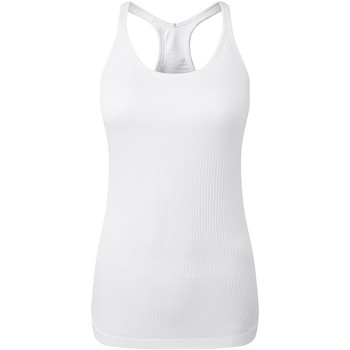 textil Mujer Camisetas sin mangas Tridri TR217 Blanco