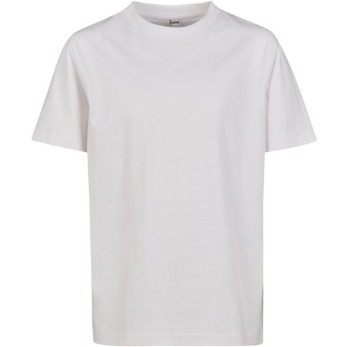 textil Niños Tops y Camisetas Build Your Brand BY116 Blanco