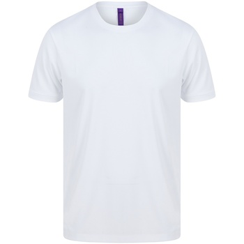 textil Hombre Camisetas manga larga Henbury HiCool Performance Blanco