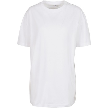 textil Mujer Camisetas manga larga Build Your Brand BY149 Blanco