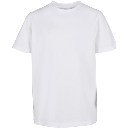 textil Niños Tops y Camisetas Build Your Brand Basic 2.0 Blanco