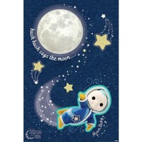 Casa Afiches / posters Moon And Me TA5903 Azul