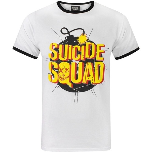 textil Camisetas manga larga Suicide Squad Exploding Bomb Multicolor