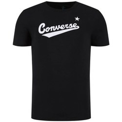 textil Hombre Camisetas manga corta Converse Center Front Logo Negro