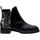 Zapatos Mujer Botas de caña baja The Divine Factory 173577 Negro