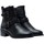 Zapatos Mujer Botas de caña baja The Divine Factory 173699 Negro