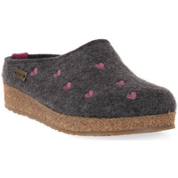 Zapatos Mujer Zuecos (Mules) Haflinger CUORICINI ANTRA WOLLFILZ CALZ G Gris