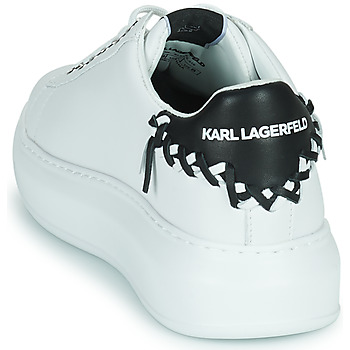 Karl Lagerfeld KAPRI Whipstitch Lo Lace Blanco / Negro