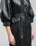 textil Mujer Vestidos cortos Karl Lagerfeld FAUX LEATHER DRESS Negro