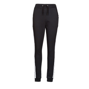 textil Mujer Pantalones de chándal Karl Lagerfeld LOGO TAPE SWEAT PANTS Negro