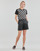 textil Mujer Shorts / Bermudas Karl Lagerfeld PERFORATED FAUX LEATHER SHORTS Negro