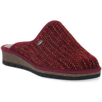 Zapatos Mujer Zuecos (Mules) Grunland BORDO G7DOLA Rojo