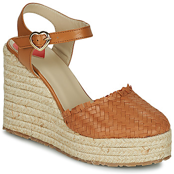 Zapatos Mujer Sandalias Love Moschino JA1025BI0E Cognac
