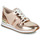 Zapatos Mujer Zapatillas bajas MICHAEL Michael Kors DASH TRAINER Rosa / Nude / Rosa / Gold