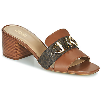 Zapatos Mujer Zuecos (Mules) MICHAEL Michael Kors IZZY MULE Marrón