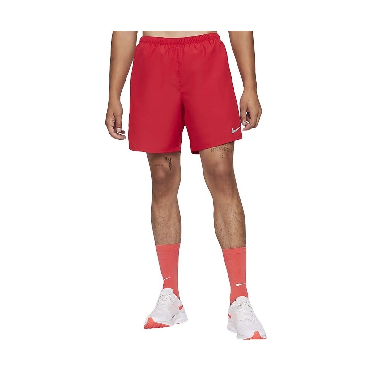 textil Hombre Pantalones cortos Nike Challenger Rojo