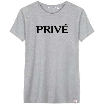 textil Mujer Camisetas manga larga French Disorder T-shirt femme  Prive Gris
