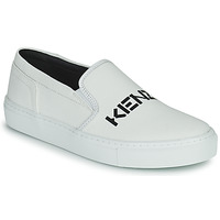 Zapatos Mujer Slip on Kenzo K-SKATE SLIP-ON KENZO LOGO Blanco
