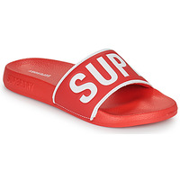 Zapatos Mujer Chanclas Superdry Code Core Pool Slide Rojo