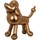 Casa Figuras decorativas Signes Grimalt Figura de Perro Oro