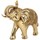 Casa Figuras decorativas Signes Grimalt Figura de Elefante Oro