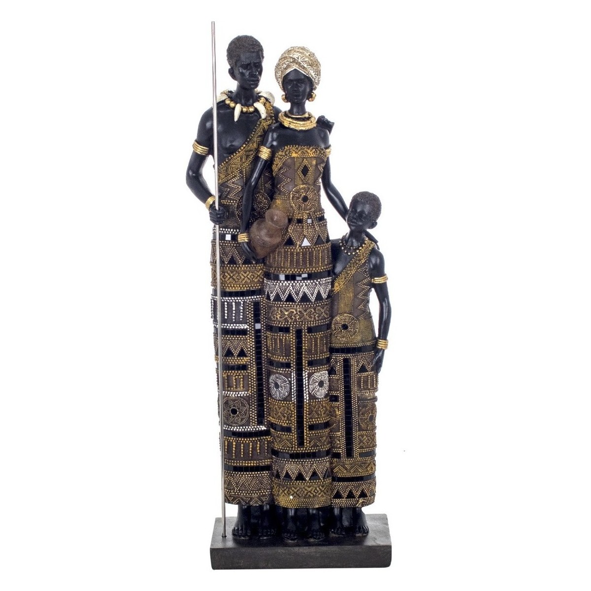 Casa Figuras decorativas Signes Grimalt Figura de Africana Negro
